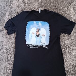 Next Level Apparel Black Angel Graphic Tee